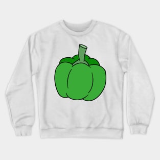 Green Bell Pepper Crewneck Sweatshirt